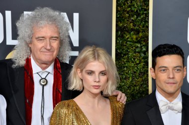 Brian May, Lucy Boynton & Rami Malek