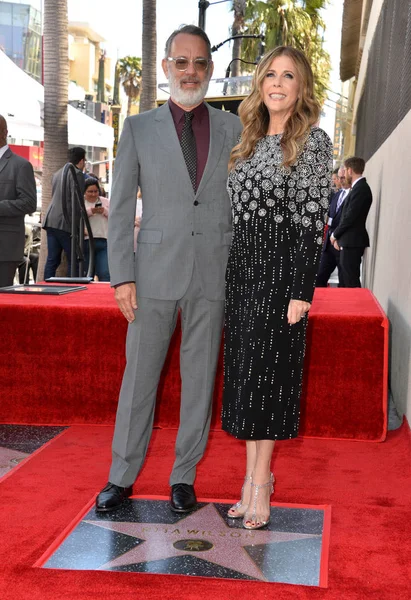 Tom Hanks y Rita Wilson — Foto de Stock