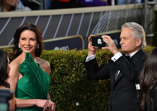 Catherine Zeta-Jones & Michael Douglas — Stock Photo, Image