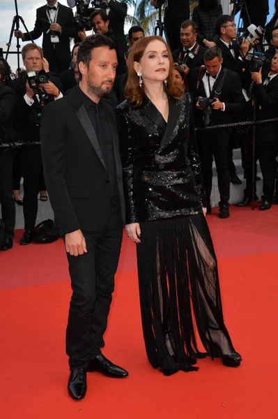 Anthony Vaccarello & Isabelle Huppert — Foto de Stock