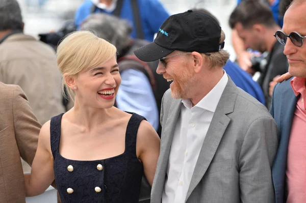 Emilia Clarke & Ron Howard —  Fotos de Stock