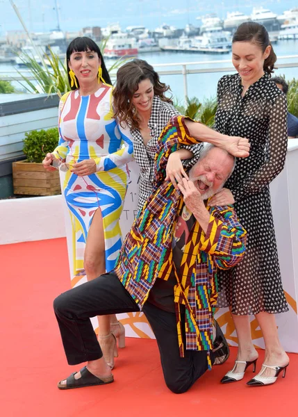Rossy de Palma, Joana Ribeiro, Olga Kurylenko & Terry Gilliam — Stockfoto