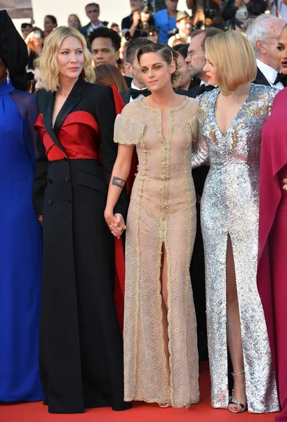 Cate Blanchett, Kristen Stewart & Lea Seydoux — Stok Foto