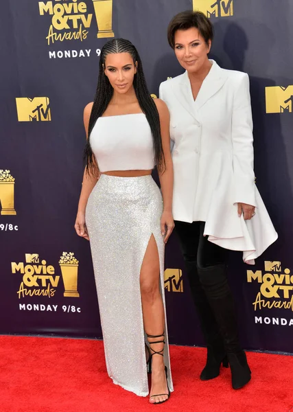 Kim Kardashian West & Kris Jenner — Stock fotografie