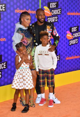 Chris Paul, Jada Crawley, Camryn Alexis Paul & Christopher Emman