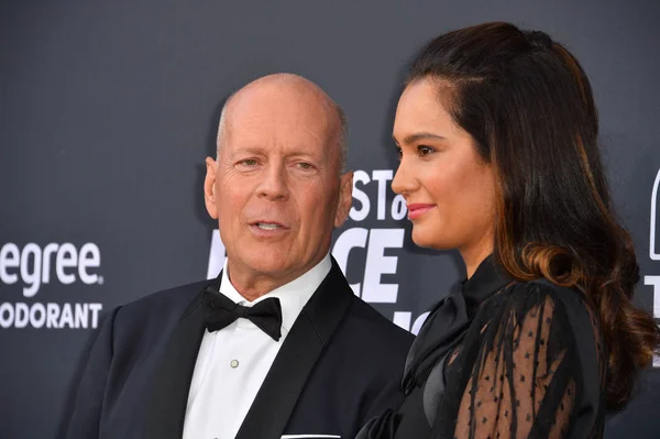 Bruce Willis & Emma Heming — Stock Photo, Image