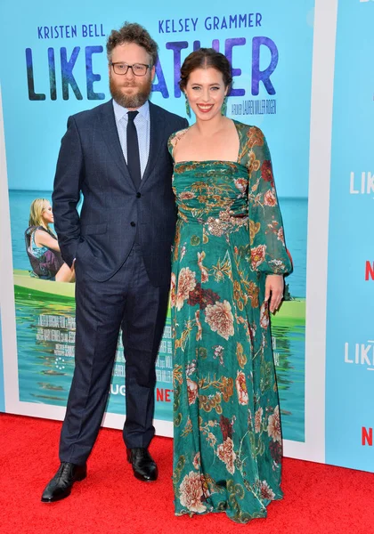 Seth Rogen & Lauren Miller Rogen — Fotografia de Stock