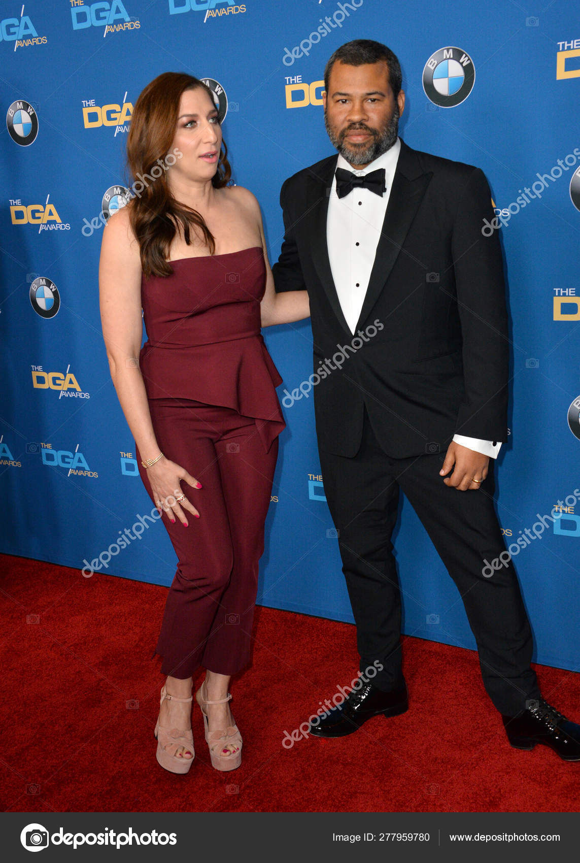 Chelsea Peretti Jordan Peele Stock Editorial Photo C Featureflash 277959780