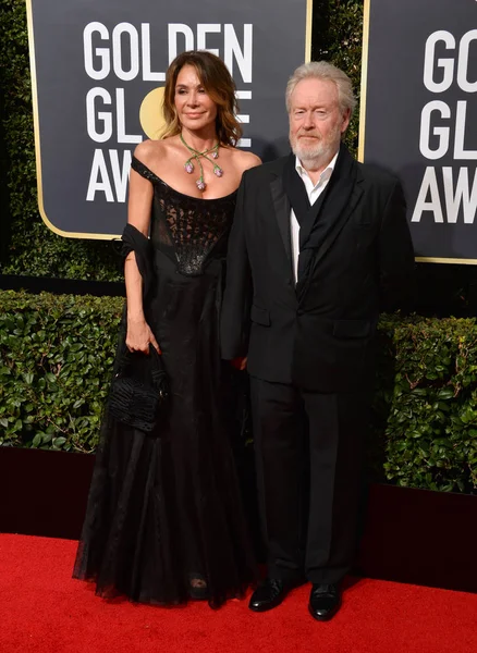 Ridley Scott & Giannina Facio — Foto de Stock