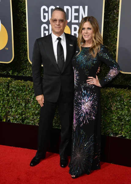 Tom Hanks y Rita Wilson — Foto de Stock