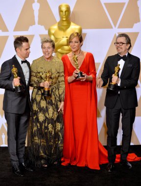 Gary Oldman, Frances Mcdormand, Sam Rockwell & Allison Janney