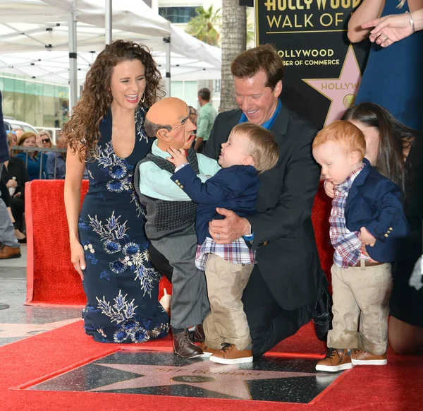 Jeff Dunham, Audrey Murdick & rodzina — Zdjęcie stockowe