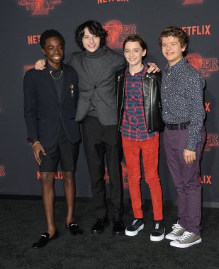 Caleb McLaughlin, Finn Wolfhard, Noah Schnapp & Gaten Matarazzo