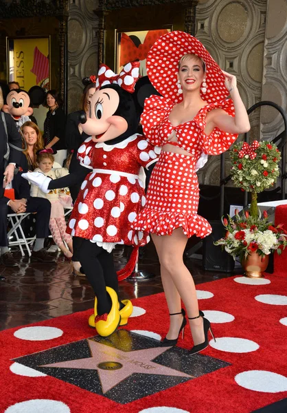 Katy Perry & Minnie Maus — Stockfoto