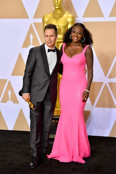 Sam Rockwell & Viola Davis — Stok fotoğraf