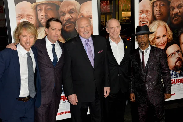 Owen Wilson, Ed Helms, Terry Bradshaw, J.K. Simmons & katt Willi — Stockfoto