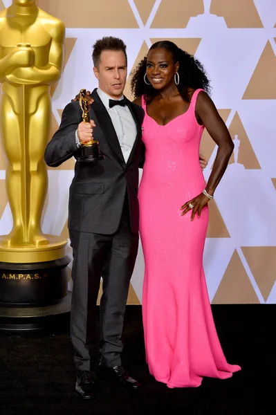 Sam Rockwell & Viola Davis — Stock Photo, Image