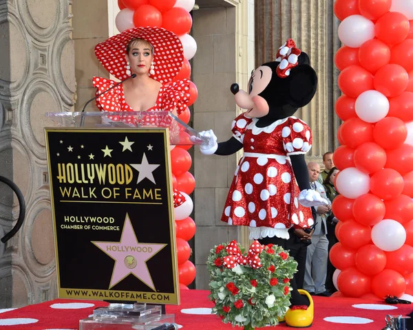 Katy Perry & Minnie Mouse — Foto de Stock