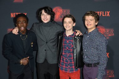 Caleb McLaughlin, Finn Wolfhard, Noah Schnapp & Gaten Matarazzo