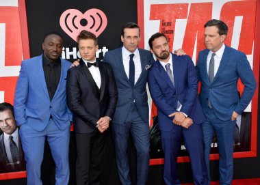 Hannibal Buress, Jeremy Renner, Jon Hamm, Jake Johnson & Ed Helm