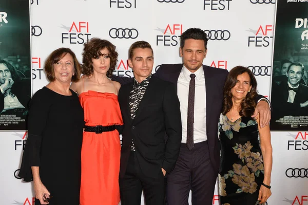 Joanne Schermerhorn, Alison Brie, Dave Franco, James Franco & be — Zdjęcie stockowe