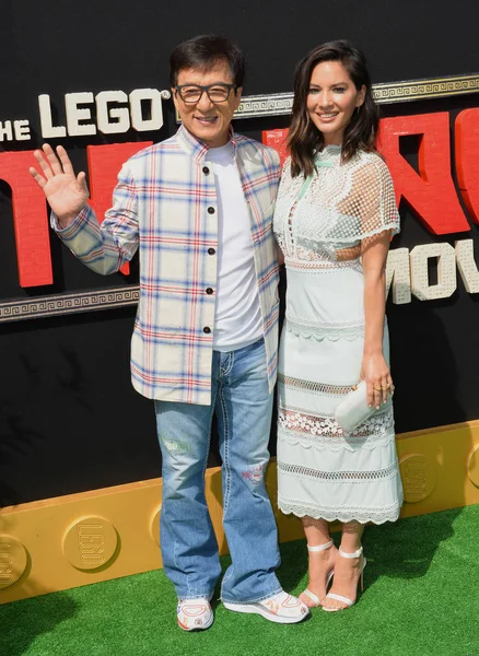 Jackie Chan & Olivia Munn — Stockfoto