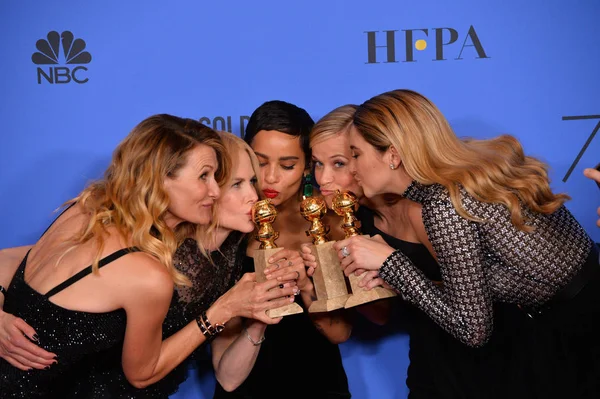 Laura Dern, Nicole Kidman, Zoe Kravitz, Reese Witherspoon & Shailene Woodley — Foto de Stock