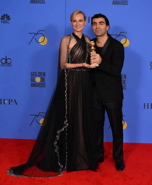 Diane Kruger e Fatih Akin — Fotografia de Stock