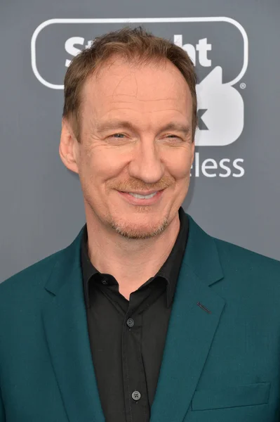 David Thewlis & Guest — Stock Photo, Image