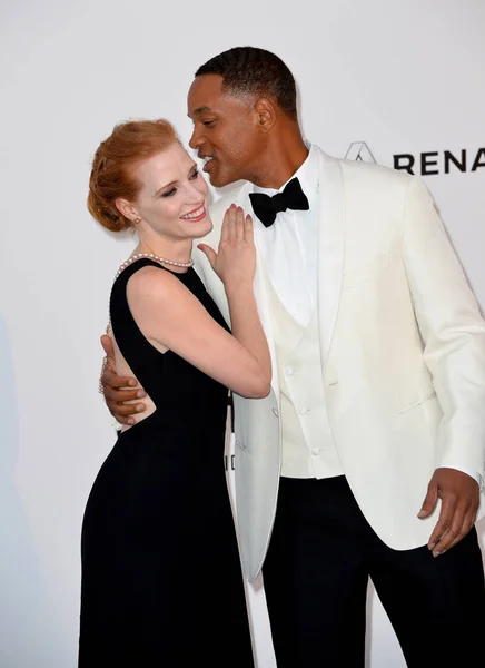 Jessica Chastain & Will Smith — Foto de Stock