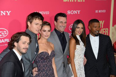 Edgar Wright, Ansel Elgort, Lily James, Jon Hamm, Eiza Gonzalez 