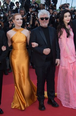 Jessica Chastain, Pedro Almodovar & Fan Bingbing