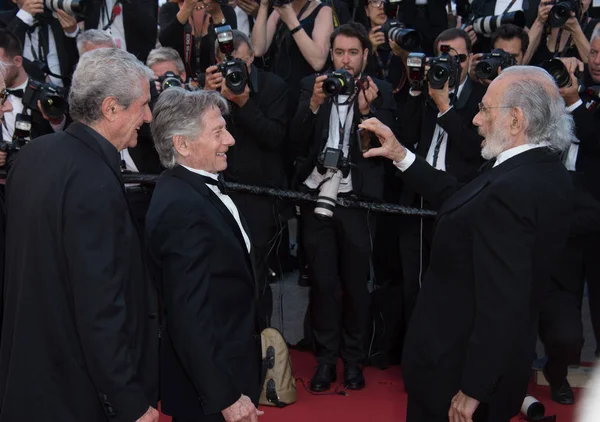 Claude Lelouch, Roman Polanski & Jerry Schatzberg — Stock Photo, Image