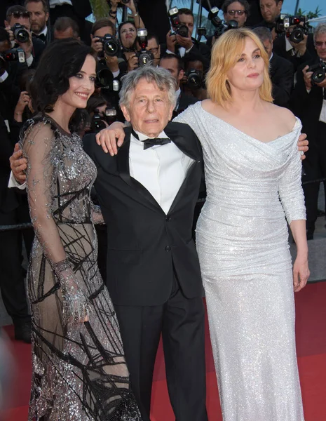 Eva Green, Roman Polanski et Emmanuelle Seigner — Photo