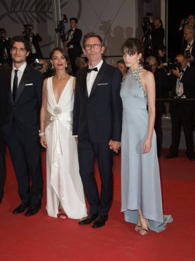 Louis Garrel, Berenice Bejo, Michel Hazanavicius & Stacy Martin