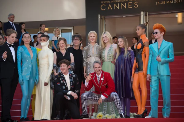 John Cameron Mitchell, Elle Fanning, Nicole Kidman & oyuncular — Stok fotoğraf
