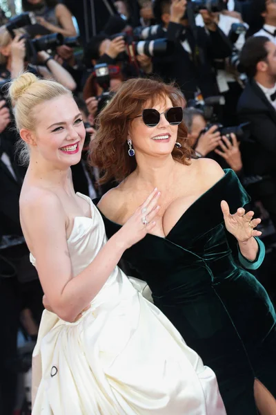 Elle Fanning, Susan Sarandon — Foto de Stock