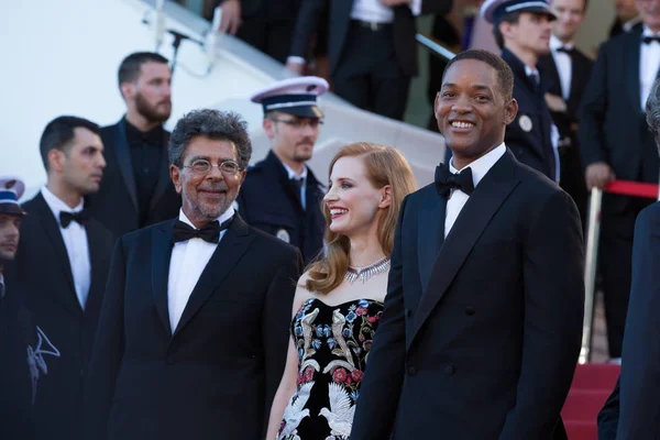 Will Smith, Jessica Chastain — Stok Foto