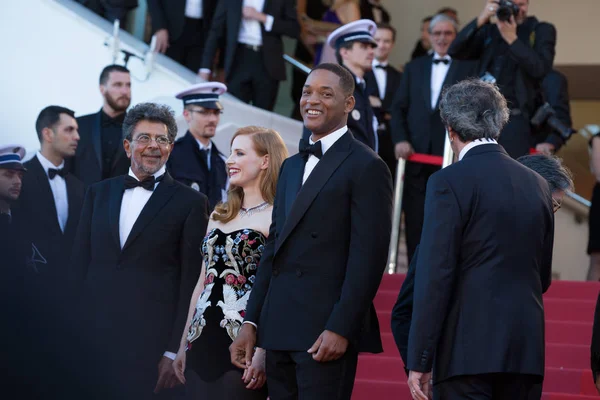 Will Smith, Jessica Chastain — Stok Foto