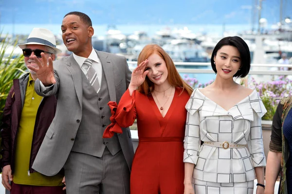 Pedro Almodovar, Jessica Chastain, Will Smith & fläkt Bingbing — Stockfoto