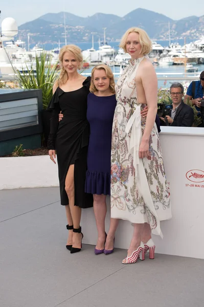 Nicole Kidman, Elisabeth Moss & Gwendoline Christie — Stock Photo, Image