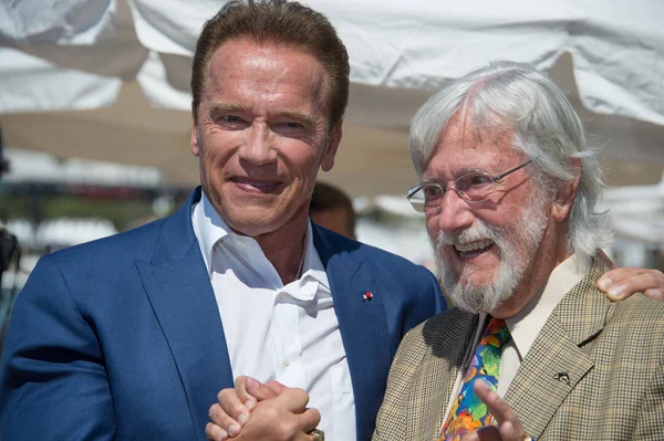 Arnold Schwarzenegger & Jean-Michel Cousteau — Stock fotografie