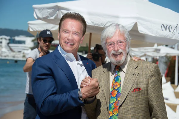 Arnold Schwarzenegger & Jean-Michel Cousteau — Stockfoto