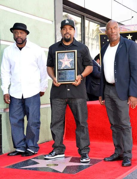 WC Rapper, Ice Cube & John Singleton — Foto Stock