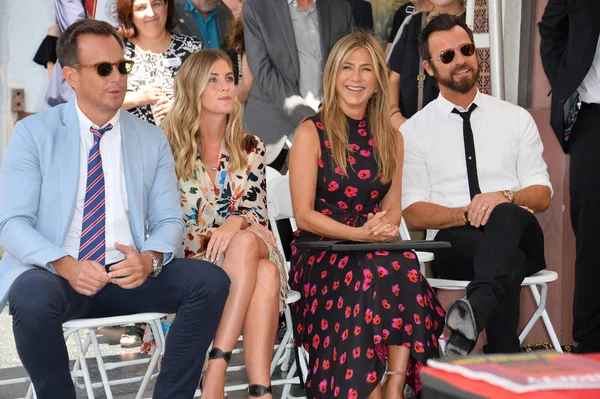 Will Arnett, Jennifer Aniston, Justin Theroux — Foto de Stock