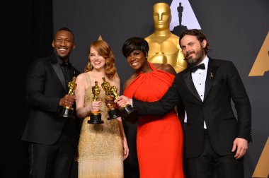 Mahershala Ali, Emma Stone, Viola Davis & Casey Affleck
