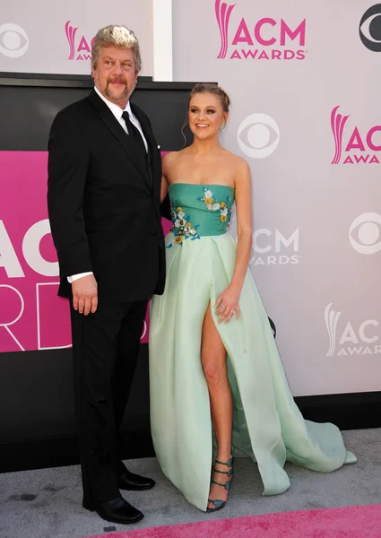 Kelsea Ballerini & father — Stock Photo, Image