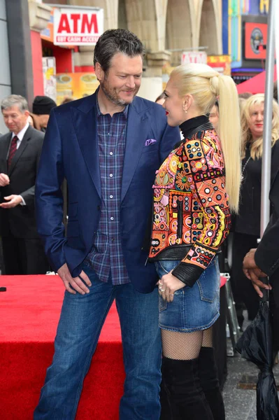 Gwen Stefani & Blake Shelton — Stock Photo, Image