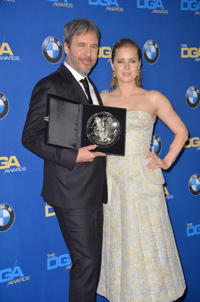 Denis Villeneuve e Amy Adams — Fotografia de Stock