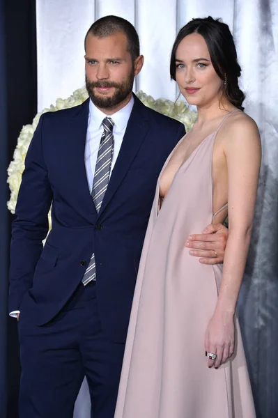 Dakota Johnson & Jamie Dornan — Stok fotoğraf